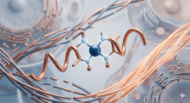GHK-Cu: il peptide del rame che riprogramma la pelle (e perché è così difficile formularlo)